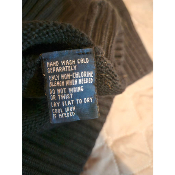 Men's Polo by Ralph Lauren Black Sweater Size M - Picture 7 of 9